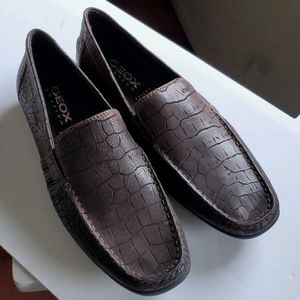 Mens dark brown Geox respira sz 46